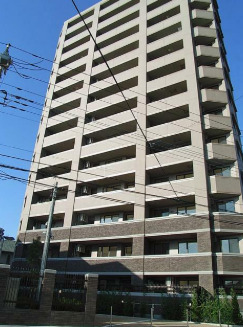 建物外観　「南林間」駅徒歩2分の好立地！重厚感のある14階建てマンショ