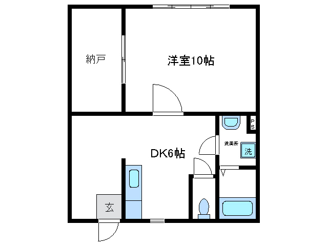 リニエージ友部の間取り