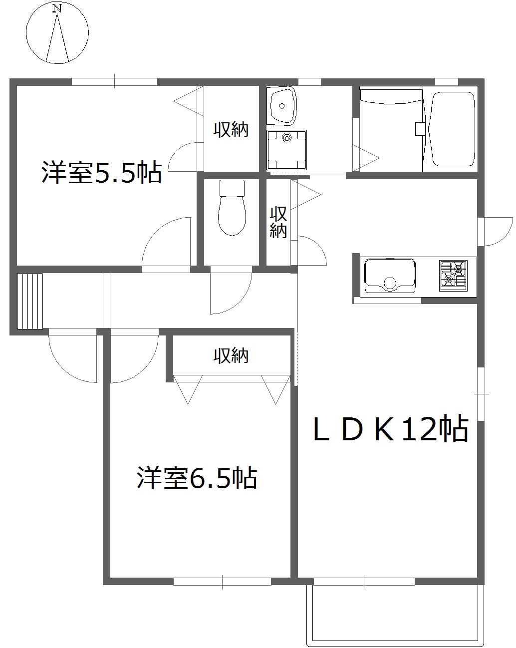 フォーレス参番館の間取り