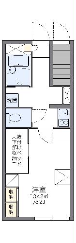 レオパレス萩野の間取り