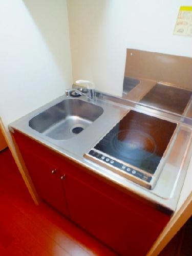 キッチン　2口電気コンロ