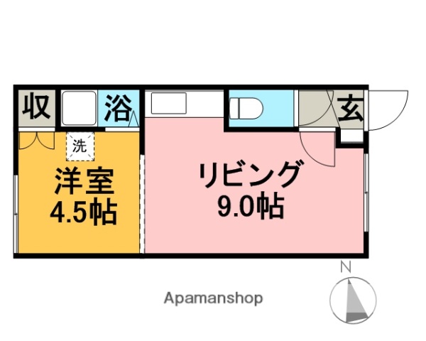 フェルナンドAの間取り写真