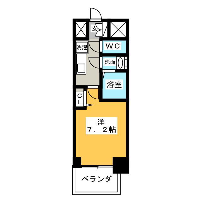 プレサンス丸の内アデルの間取り