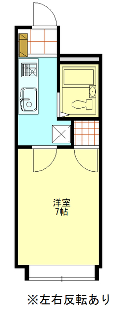 米沢市堀川町のアパートの間取り