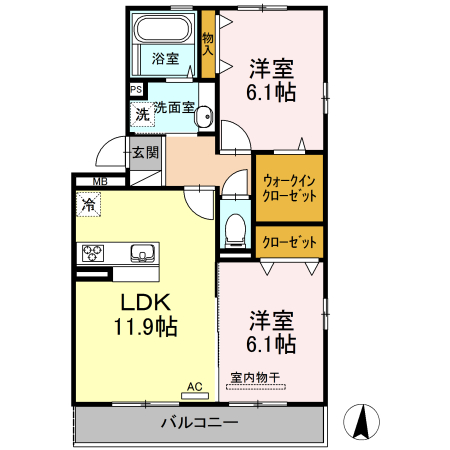 フリージアの間取り