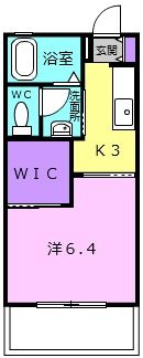 兵庫県加古川市別府町新野辺（アパート）の賃貸物件の間取り