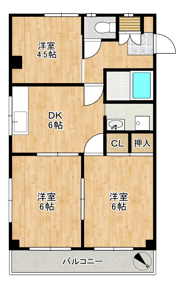 タケダハイツ_間取り_0