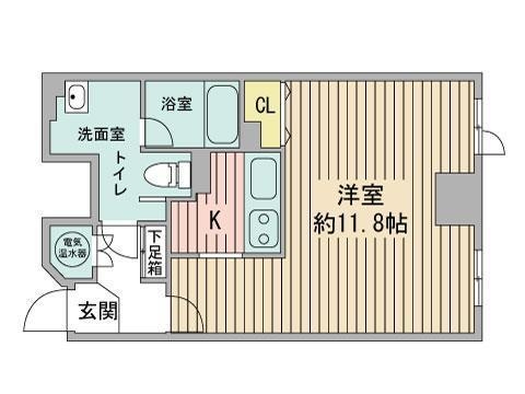 ルラシオン札幌駅前の間取り