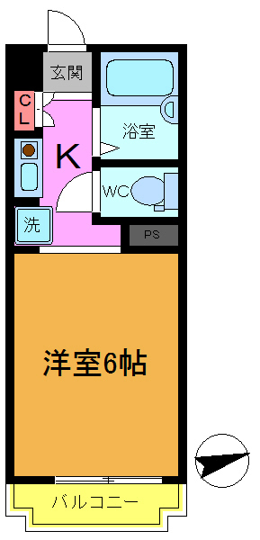 ビューパレー市川の間取り