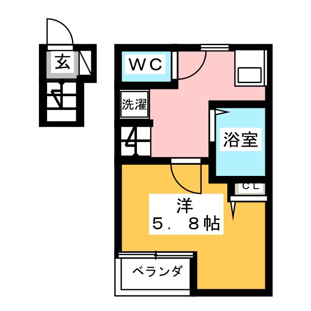 クレフラスト木場の間取り