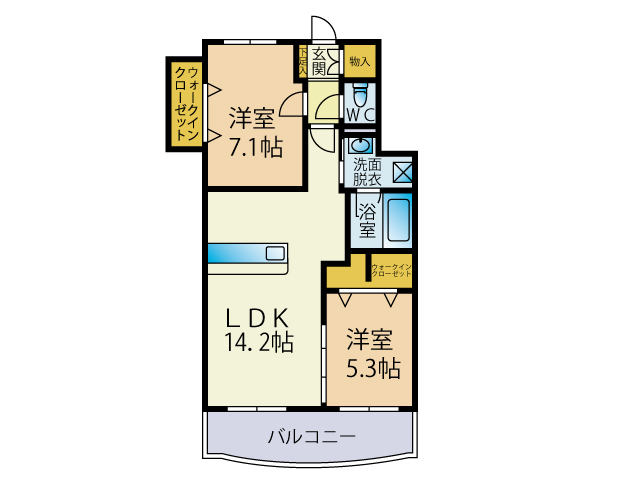 エミネンス東風の間取り