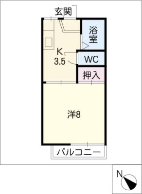 ファミール北川の間取り