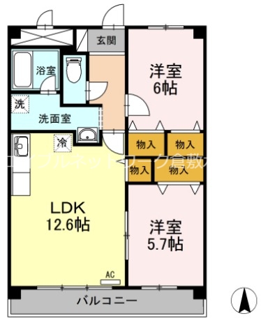 Ｋーｃｉｔｙ葦高の間取り