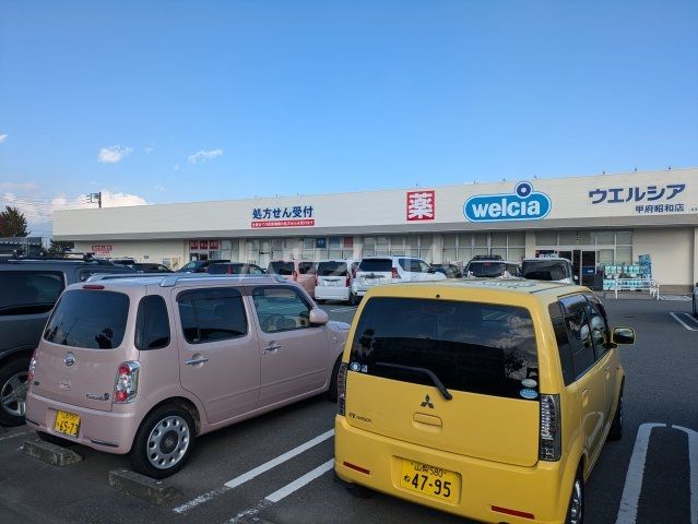 ドラックストア　ウエルシア甲府昭和店（ドラッグストア）まで201m