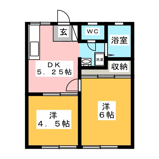 ベルハイツ入間の間取り