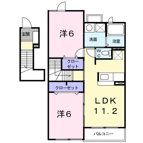 アルコバレーノの間取り