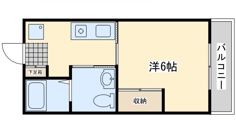 コンプレート千代ヶ崎の間取り