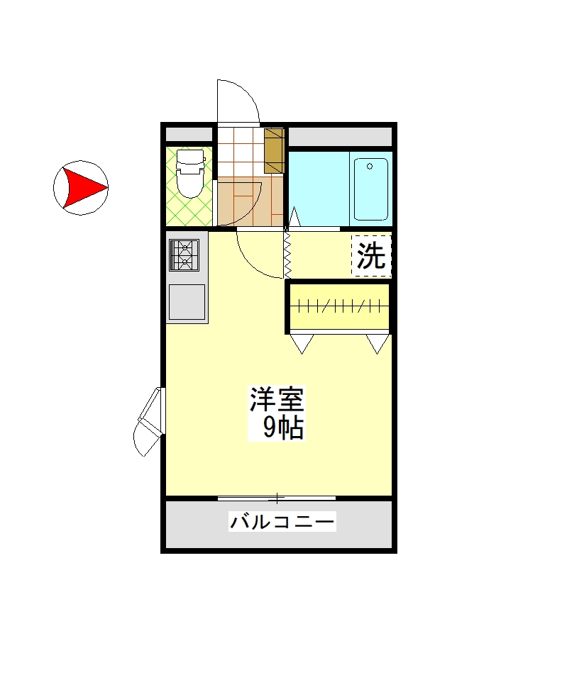 ウィステリアコート西中新田IIIの間取り