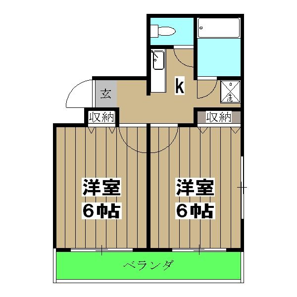 スプレール花園の間取り