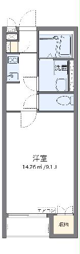 ミランダル　シエル　IIの間取り