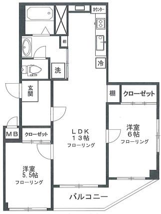 四番町ビルの間取り