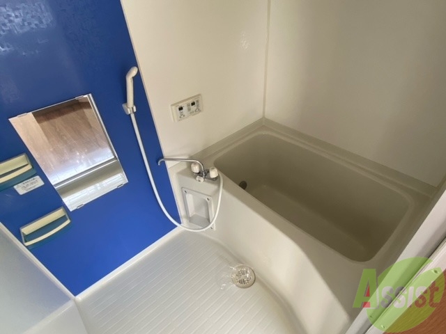 バス・シャワールーム　浴室は広めなのでゆったり落ち着けそうですね。