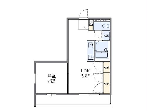 レオパレスプリマベーラの間取り