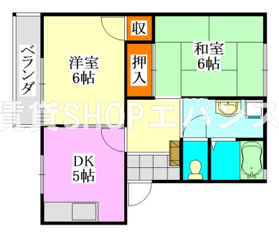 グリーンヒル藤崎の間取り