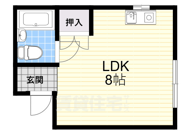 エイトビル江戸堀の間取り