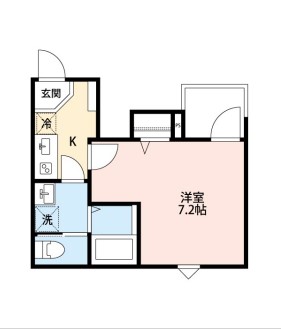 船橋市習志野台のアパートの間取り