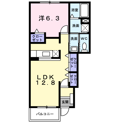 ブレイブ　ランの間取り