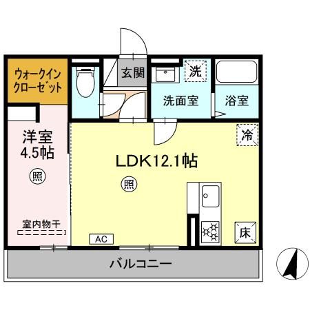 プラムハウスの間取り