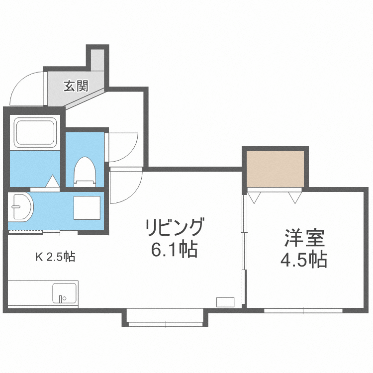 サザンビーチピアノの間取り