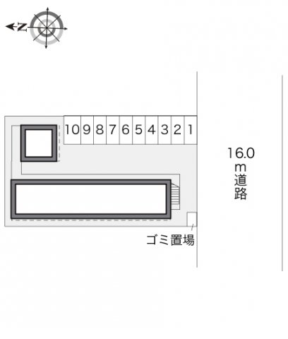 【レオパレス和泉の駐車場】