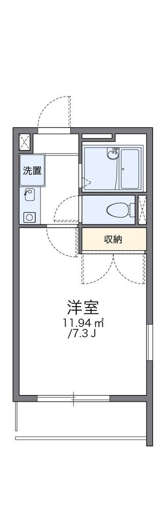 レオパレス葵第１の間取り