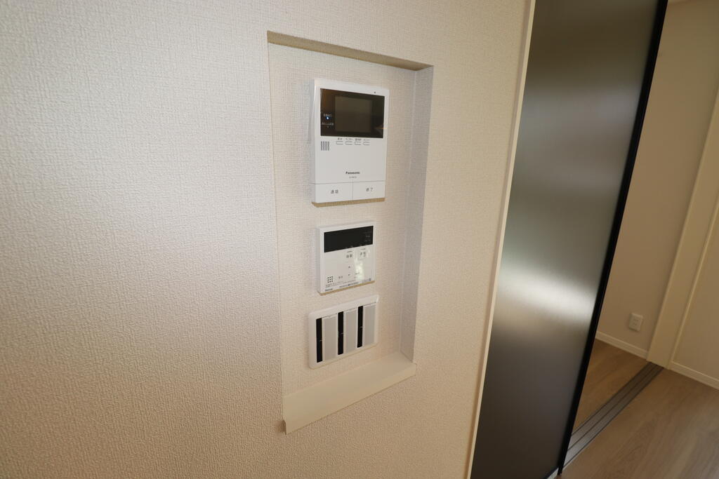 セキュリティ　TVモニターを撮影