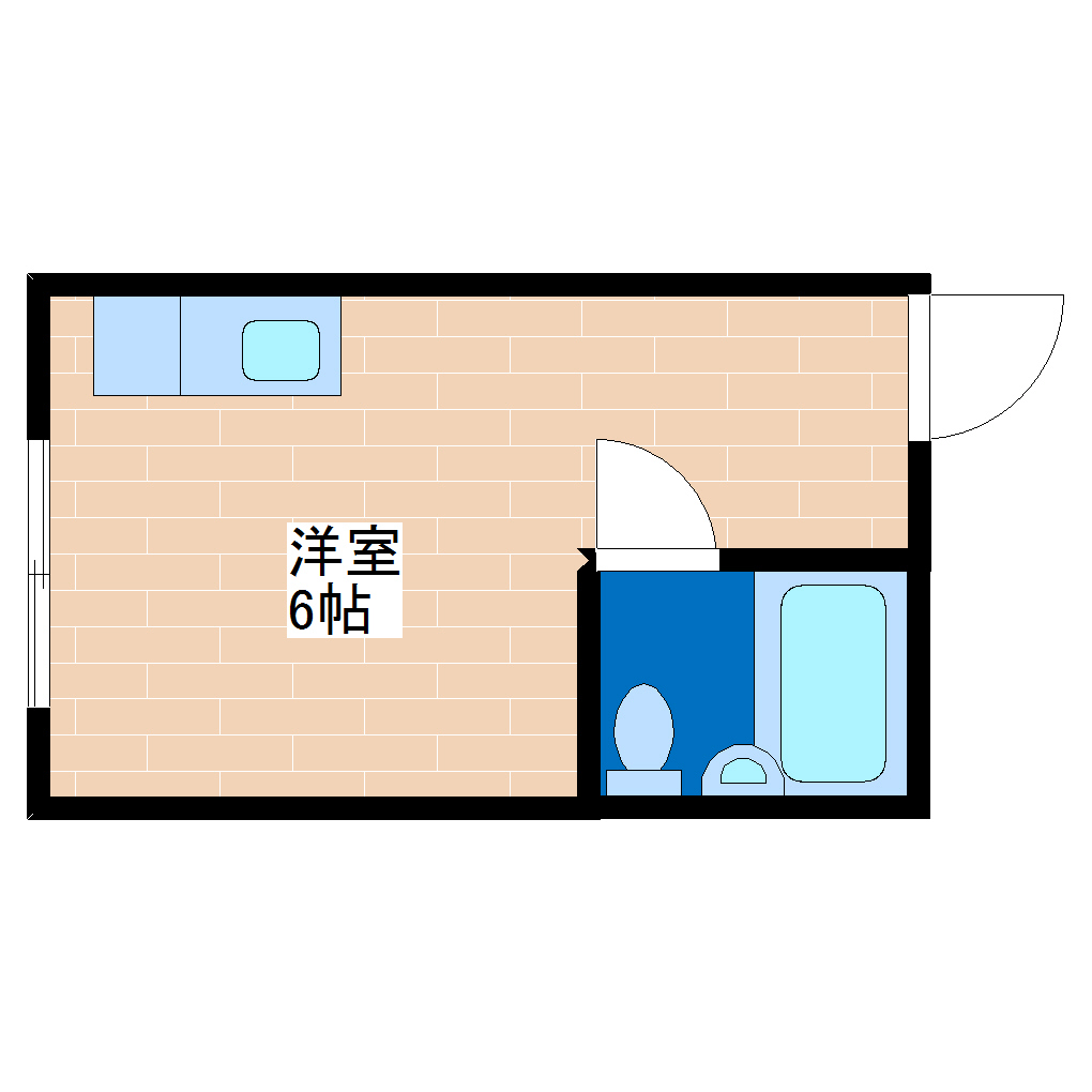 大阪市平野区平野東のマンションの間取り