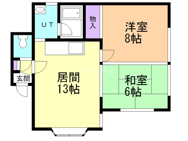 コーポ藤の間取り