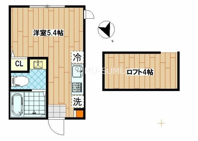 Ｌａ Ｖｉｄａ Ｂｅｌｌａ横浜上星川の間取り