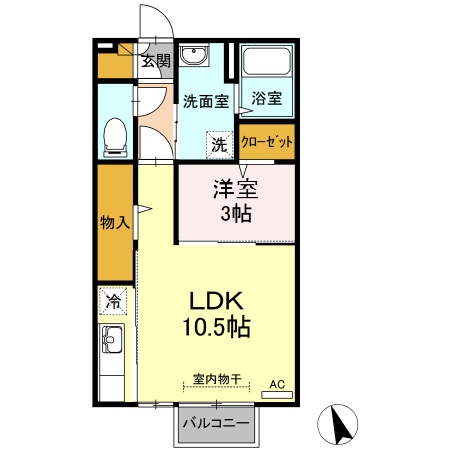 レセンテG・Tの間取り