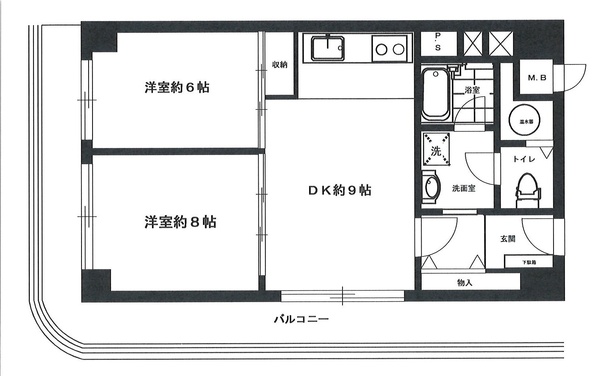 【ローズハイツ田町の間取り】