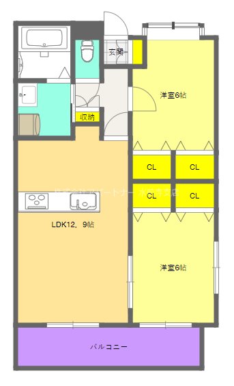 メゾンロイヤルの間取り