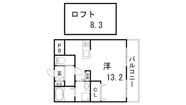 アメニティIの間取り