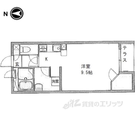 レオネクストみやこ３８５の間取り