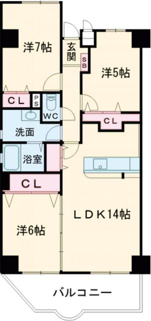 大和高田アーバンコンフォートの間取り