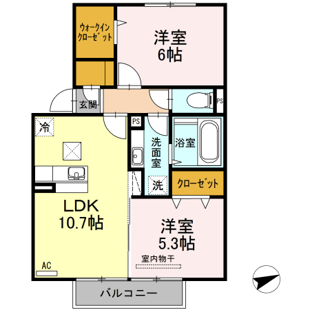 イストワールIIの間取り