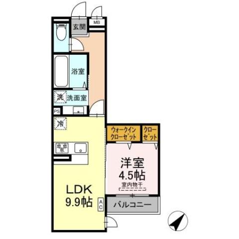 ディアライズ泉都町　Ｂ棟（仮称）の間取り