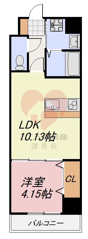 FREEDOM residence堺深井沢町の間取り