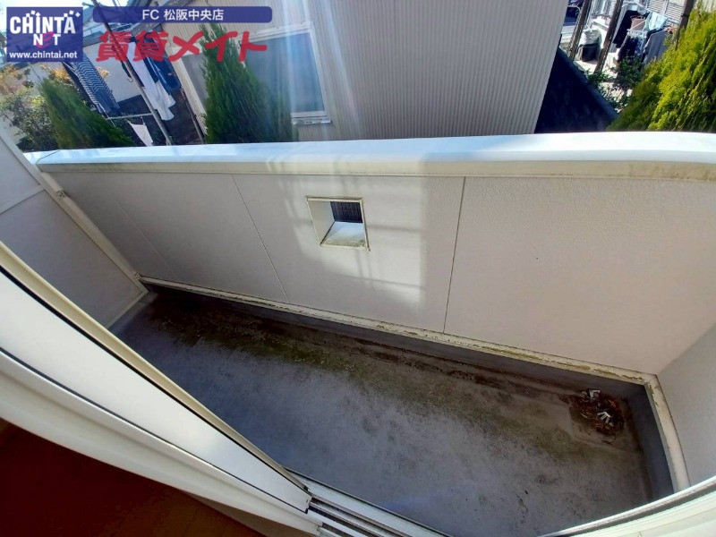 バルコニー　別部屋反転写真です