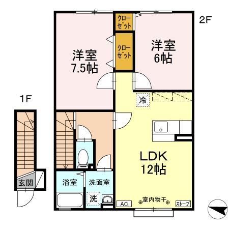 グランモア石江の間取り